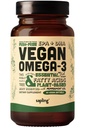 Suplemen Vegan Omega 3 - Tanaman Berdasarkan DHA & EPA Fatty Acids - Karrageenan Bebas, Alga untuk Minyak Ikan, Pendukung Jantung, Otak, Kesehatan Gabungan - Algae Suftgels 60