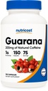 Nuttricost Guarana 10000mg Serving, 150 Vegetarian Capsules