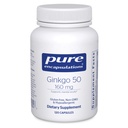Encapsulasi Murni Ginkgo 50 160 mg 124; Ginkgo Biloba Suplemen untuk Mendukung Oksigen, Sirkulasi Darah, dan Masalah Memori Mild Terkait dengan Aging * 124; 120 Capsules