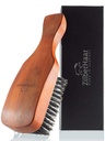 ZilberHaar Major Hair & Beard Brush for Men - Boar Bristles dan Pearwood - All Beard and Hair Types - dibuat di Jerman