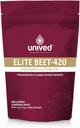 Unived Elite Beette -420; Beetroot Extract standardized ke 6,5% Nitrate Dietary, 420mg Nitrate Per Serving 124; Endurance Superfood untuk Atletes 124; Vegan, Caffeine- Free, Pre-Workout 124; 20 Servings