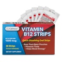 Vitamin B12 Strips 30 Pack 124; Easy Oral Dissolable Mint Flavored Strips 14; 1500 mcg Strips 124; VIT B12 Dissolve Under Tongue 124; Methyycobalamin B-12 Vitamin Formula 1254; Vegan Friendly & Gluten Free