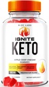 Rize Labs Ignite Keto ACV Gummies for Advanced Weight Loss, Keto Ignities (60 Gummies)
