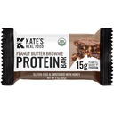 Kate 's Real Food Organic Protein Bars - (Peanut Butter Brownie, 2.2 oz, Paket 12) - Plant Based Protein Bars - Gluten Free, Soy Free, Non GMO, Whole Grains, dan All Natural