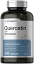 Horbäach Quercetin dengan Bromelain Supplemen 124; 240 Capsules 14; Non- GMO dan Gluten Bebas