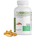 Bronson Turmeric Curcumin dengan BioPerine - Potency Premium Joint Support dengan 95% Standardisasi Curcuminoid - Non-GMO Capsules dengan Black Pepper - 120 Count