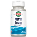 KAL Metyl Foil 800 mcg DFE, 5- MTHF Active Form Vitamin B9, Folic Acid Suplement, Prenatal, Mood and Brain Dupport, Fast Dissolding ActivTab, 60- Day Affitee, 90 Pelayan, 90 Tablet