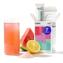 Calm Drink Mix - Relaxation Aid with Magnesium, Ashwagandha, L- Theanine, & Vitamin D - Support Cortisol Regulasi dan Mood for Men & Women - Watermelon Lemonade Flavor 7 Sticks