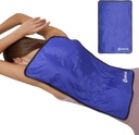 Extra Large Ice Pack for Injuries Reworthy, Fisik Therapy Cold Pack w / 2 Straps for Full Back Knee Relief, Hot Cold Compress Gel Ice Wrap for Swelling, Bruises, Large Ice Pad 23.2 "x 14.5" Blue