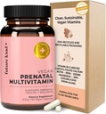 Vegan Jenis Masa Depan Prenatal Vitamin dengan DHA & L- Methylfolat di Glass Bottle - Prenatal Feloat untuk Perempuan dengan Vitamin D & E, Besi & Biotin - Gluten- Free, Non-GMO (60ct)