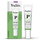 Truskin Peptide Eye Gel - Impreve Look of Dark Circles & Lines for Bright Eye Area - Under Eye Care with Peptides, Plant Stem Cells, Hyaluronic Acid - Wake Up Hour Eyes, 0.5 fl oz