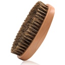 Rambut Boar Bristle Brush untuk Pria - Kecil Jenggot Lembut Brush, Pocket Travel Pria Kumis Kumis Brush