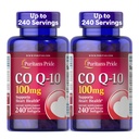 Koenzim Kebanggaan Puritan CoQ10 100mg, Tambahan Dietary untuk Kesehatan Jantung, Tekanan Darah, Oral Gum Kesehatan, dan Dukungan Penuaan Sehat, 240 Rapid Lepaskan Softgels, 2- Pack