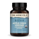 Dr. Mercola Biothin Apple Cider Vinegar dan Ferwered Cayenne, 30 Pelayan (30 Kapsul), Tambahan Dieter, Dukungan Digetical, Non-GMO, Organik USDA