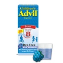 Subposisi Advil (4 fm. oz, Blue Raspberry- Flavored), 100mg Ibuprofen Fever Reducer / Pain Reliever, Liquid Pain Medicine, Ages 2-11