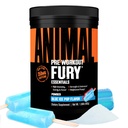 Animal Fury Pre Workout Powder - Blue Ice Pop, 350mg Caffeine, BCAA Amino Acids, 2g Beta Alanine, Citrulline & Tyrosine, Energy, Focus, Endurance, Pretraining for Men & Women, 30 Sermen