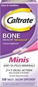 Calcium Calcium & Vitamin D3 Tambahan tablet mini Mineral, 150 ea (Paket 4)