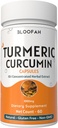 Turmeric Capsules 500mg 124; Curcuma Longa 10: 1 Extract & Powder 124; Black Pepper Extract 5% for Enhanced Absorpsi 124; Herbal Suplemen 124; Non-GMO, Gluten- Free (60 Cacah (Paket 1)