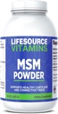 LifeSource Vitamin MSM Powder - 16 oz - Murni dan Bersih - 226 Hamba - 2.000 mg Per Serving