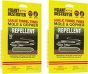 Tube Tunnel Bawang putih untuk Moles & Gophers (20 Tubes)