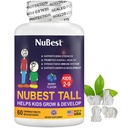 NUBest Tall Kids - Multivitamin & Minerals for Age 2 sampai 9 - Bone Strongity & Immunity Support - Helping Kids, Toddlers Heally - Bentuk Hewan - 60 Chewable Berry Tablet 124; 1 Bulan Supply