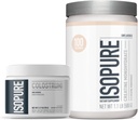 Bundle of Isopure Bovine Colostrum Powder, Gently Processed, 90 Servings + Isopure Unfeatine Creatine Monohydrate Powder, 5g Creatine Monohyver per Scoop, 100 Servings, 500g