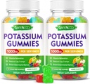 Potasium Citrate Gummies 1000mg, Potency Potnations Gummies for Dewata & Men, Dukung Krisis Leg & Muscle Health, Sugar- Free, Mixfed Fruit Flavor, 120 Count