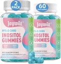Sugar Free Inositol Gummies, Inositol Chewable Suplement for Women, 40: 1 Rasio Myo- Inositol & D- Chiro Inositol dengan Magnesium Glycinate, Fertility Dukungan untuk Keseimbangan Siklus & Hormone Reguler, 120CT
