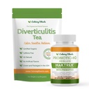 Dukungan Digetical Tea & Probiotic Suplement (40 Milyar CFU, 60 Capsules) Of124; Herbal Tea dan Probiotic Duo untuk Komfort Digetical & Gut Health