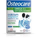 Vitabotic Osteocare Plus 2-in-1 Formula - Kalsium 800mg dengan Vitamin D3, Magnesium, Zinc, dan Omegaga-3: Bone Health dan Imunity Multivitamin Suplemen untuk Pria dan Perempuan - 90 Tablets