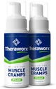 Relief Theraworx untuk Kram Otot Foam-Akting Spasm Otot, Soreness Kaki dengan Magnesium Sulfate - 7.1 oz - 2 Cacah