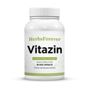 Herbsforever Vitazin Capsules Ayurvedic Herbal Supplement Energy & Performance Menyediakan Fisik dan Mental Power 90 Vege Capsules 800 Mg