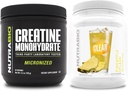 NuttraBio Creatine Monohydrate, Unflafeted, (150 g) dan Clear Whey Protein Isolate, (Pineapple Splash) Pasokan Bundle - Muscle Energy, Maximum Growth, Recovery, and Power
