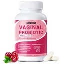 Vaginal Progories for Women, 70 Milyar CFU for Vaginal Health, pH Saldo, Urinary Tract, Digetical with Pregories, Organic Cranberry & D-Mannose for Vaginal Odor & Flora Suplemen - 60 Capsules