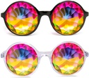 GloFX Kaleidoskop Glasses 124; Lighweight Crystal EDM Festival Diffraction 124; 2 Pack of Rave