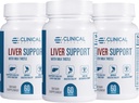 Efek klinis: Dukungan Hati - Natural Milk Thistle dan Tambahan Zinc - 3 Pack - Membantu Detox dan Cleanse The Liver - Mendukung Fungsi Liver dan Kesehatan Digetical - Dibuat di Amerika Serikat