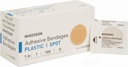 McKesson Adhesive Bandages, Sterile, Plastik Spot, 1 in, 100 Count, 24 Packs, 2400 Total