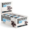 Authentic Bar Cookie Crumble Protein Bars - Tasty Meal Replacement Energy Bars w / 15g Whoin Isolate, Natural Sugars from Pure Honey, Healthy Fat Peanut Butter Foundation - 12 Pack