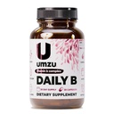 UMZU Daily B 124; 100% Kompleks Vitamin B dengan B1, B2, B3, B5, B6, B9, B9 & B12 dengan Acid Folic 124; Menyediakan Produksi Energi Alami & Kognitif Fungsi Nah (30 Hari Supply 124; 30 Capsules)
