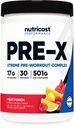 Nuttricost Pre- X Xtreme Pre- Workout Powder, Fruit Punch, 30 Servings, Vegetarian, Non- GMO dan Gluten Free