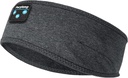 Perytong New Sleep Headband Bluetooth, Headphone Lembut Nirkabel dengan Ultra- Thin Speakers Perfect for Side Sleepers, Running, Workout, Jogging, Yoga, Travel