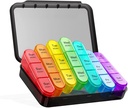 ASprink Pill Organizer 3X sehari - Medicine Pill Organizer - Kasus Pil KB Mingguan - Kontainer Hari Pil KB Harian 7 untuk Vitamin dan Obat-obatan
