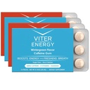 Viter Energy Caffeinated Gum 60mg Caffeine, B Vitamin, Guarana, Sugar Free.