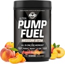 PMD Sports Pump Fuel Ultra Medium - Premium Premium Pre Workout Popper & Muscle Pump, Greater Focus, Endurance & Recovery, Premium Creatine, Arginine & Beta Alanine