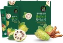 Java NONI Juice Extract Collagen Stick dengan RED Ginseng - 0.7 oz x 45 Stick - 100% Organic Fermentasi Noni dengan Resveratrol - Daily Antioxidant Superfood untuk Imune Dukungan & Wellness oleh ALLBIO