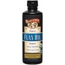 Barlean 's Organic Lignan Omega 3 Flaxseed Oil Suplemen untuk Pria dan Wanita, Cold Press Flax Seeds, 7230mg Acid Gendut ALA, Vegan dan Gluten Bebas, 16 oz