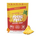 Pembuatan Energi Fokufuel - Pineapple Flavor (15 Pelayan) - 100mg Caffeine + Alpha GPC + L-Theanine + B12, Magnesium - Tropical Energy Boost - No Crash or Jitters