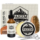 5 Potongan Beard Membentuk Kit untuk Pria, termasuk Semua Natural Beard Oil, Beard Bald dengan Sweet Orange Scent, Comb, Gunser, Penyimpanan Bag, Beard Care Set Natal Hari Bapa Hadiah untuk-Nya
