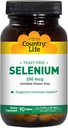 Country Life Selenium 100 mcg, Yeast Free - 90 tablet
