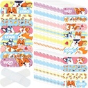 Patelai 300 Pieces Kids Bandang Blakes 10 Styles Anak Adhesive Adxible Coloful Cute Cartoon Bandages Breathable Stickers Protection Cuts for Girls Boys (Dog)